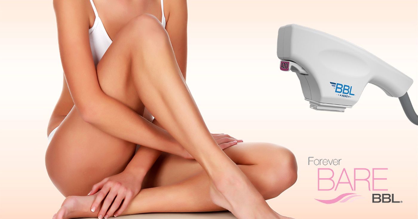 Forever Bare BBL Laser Hair Removal at Health + Glow